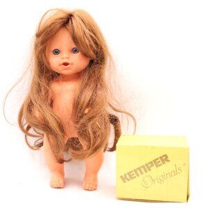 Doll Wig Kemper Originals Jullien Blonde Wavy Long Hair Wig Size 7-8 Bangs Box